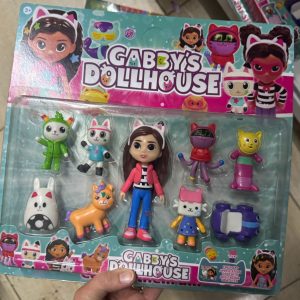 9Pc Gabby's Dollhouse Figurines