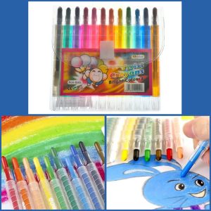 Twist Crayons - 12 Colours