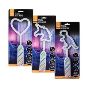 Orn Light Neon Wand Asstd 27cm