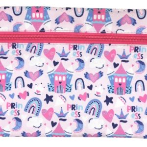 Single Zip Princess Pencil Bag 33cm