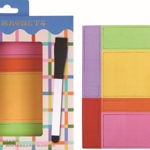 Magnets Memo Set 10 Assorted + Markers