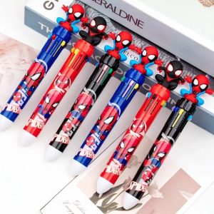 4x 10 Colour Spiderman Pens