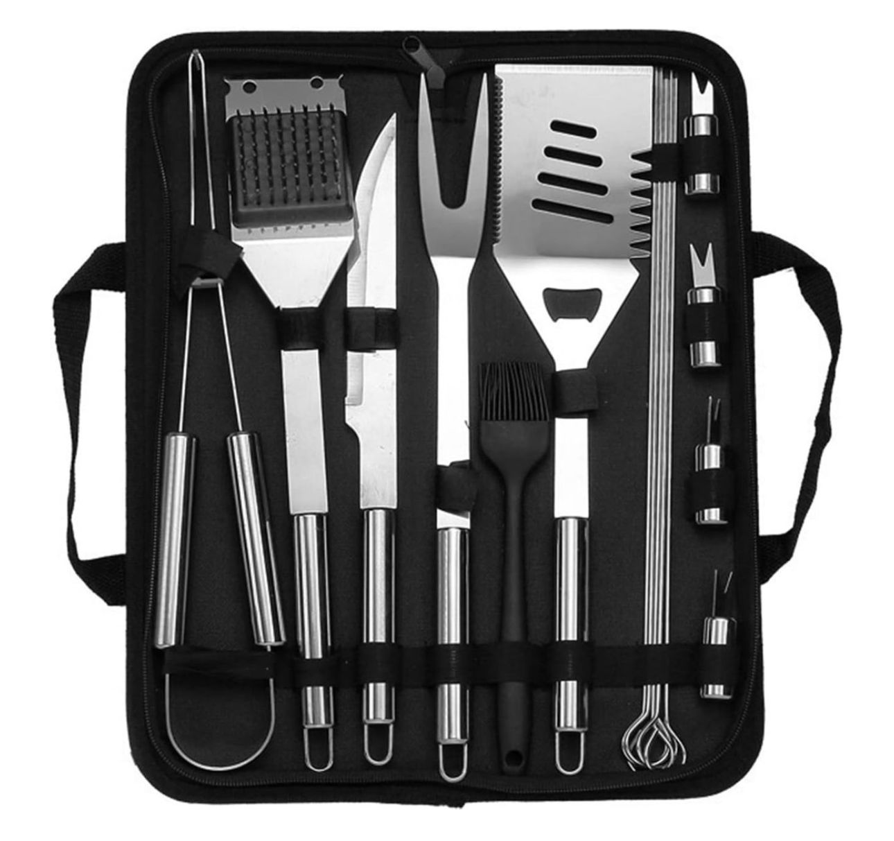 15 pcs Stainless Steel Barbecue Tools 3