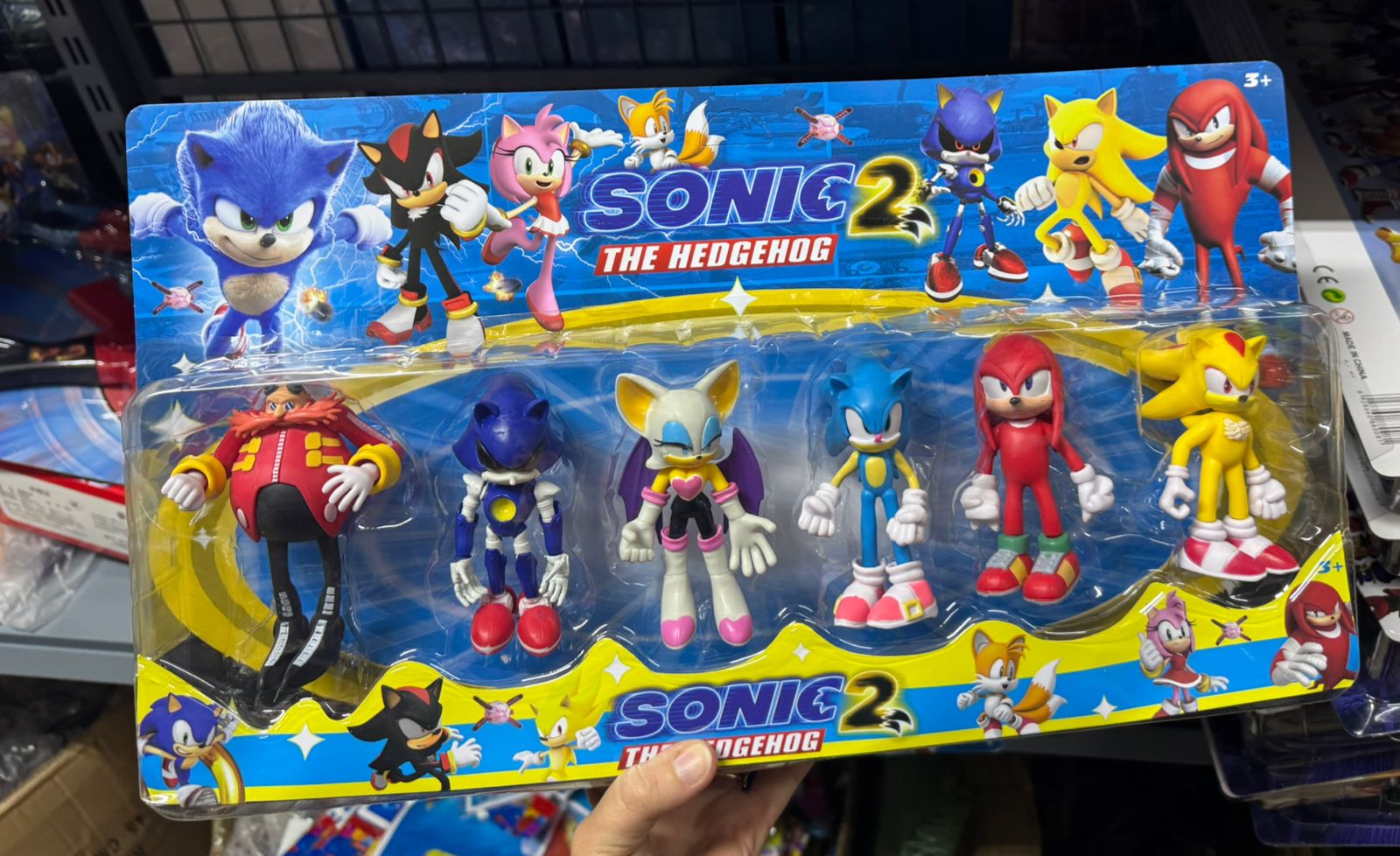6Pc Sonic Figurine
