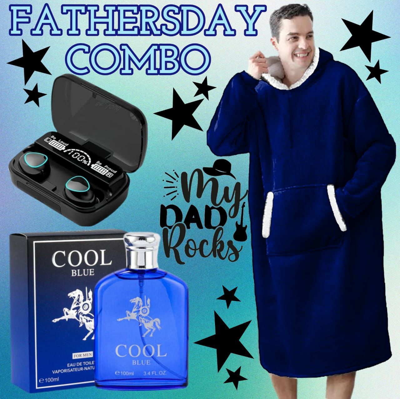 Fathersday Combo - Perfume And Inpods