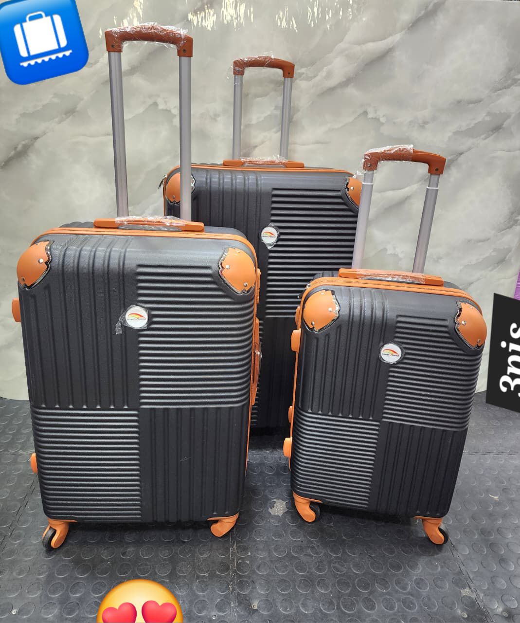 3pc Luggage Sets 7