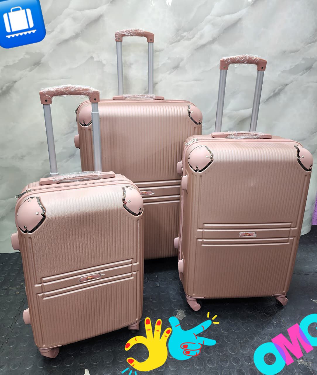 3pc Luggage Sets 8
