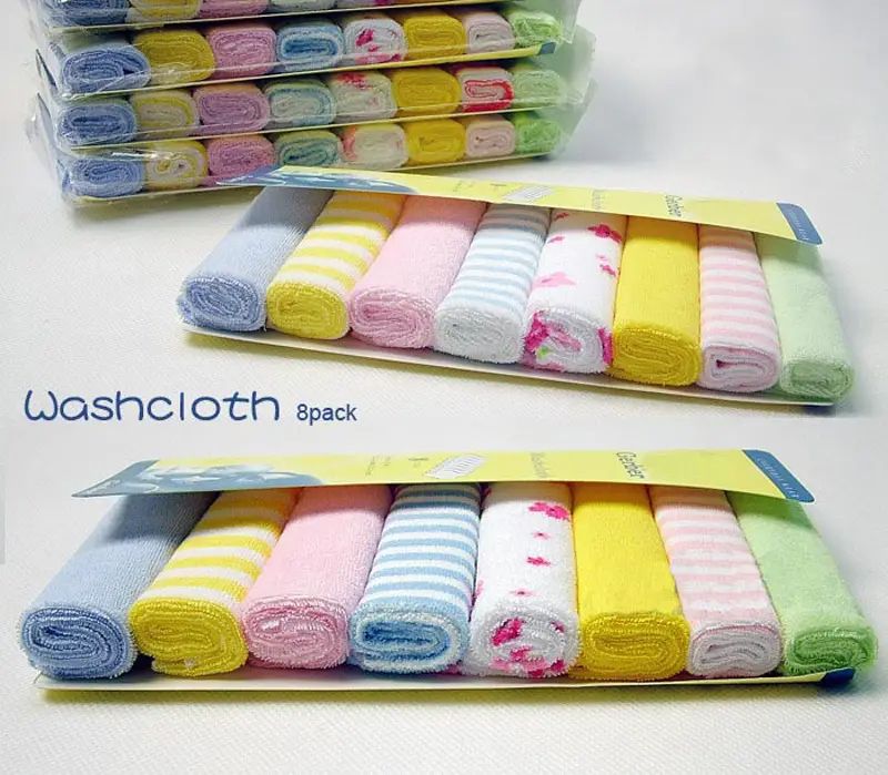 Baby Washcloth - 8 Pack