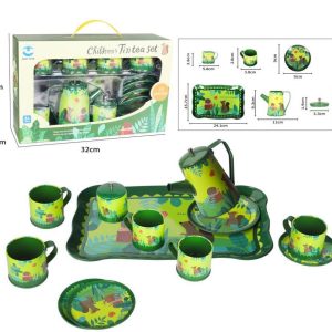 Green Tin Tea Set