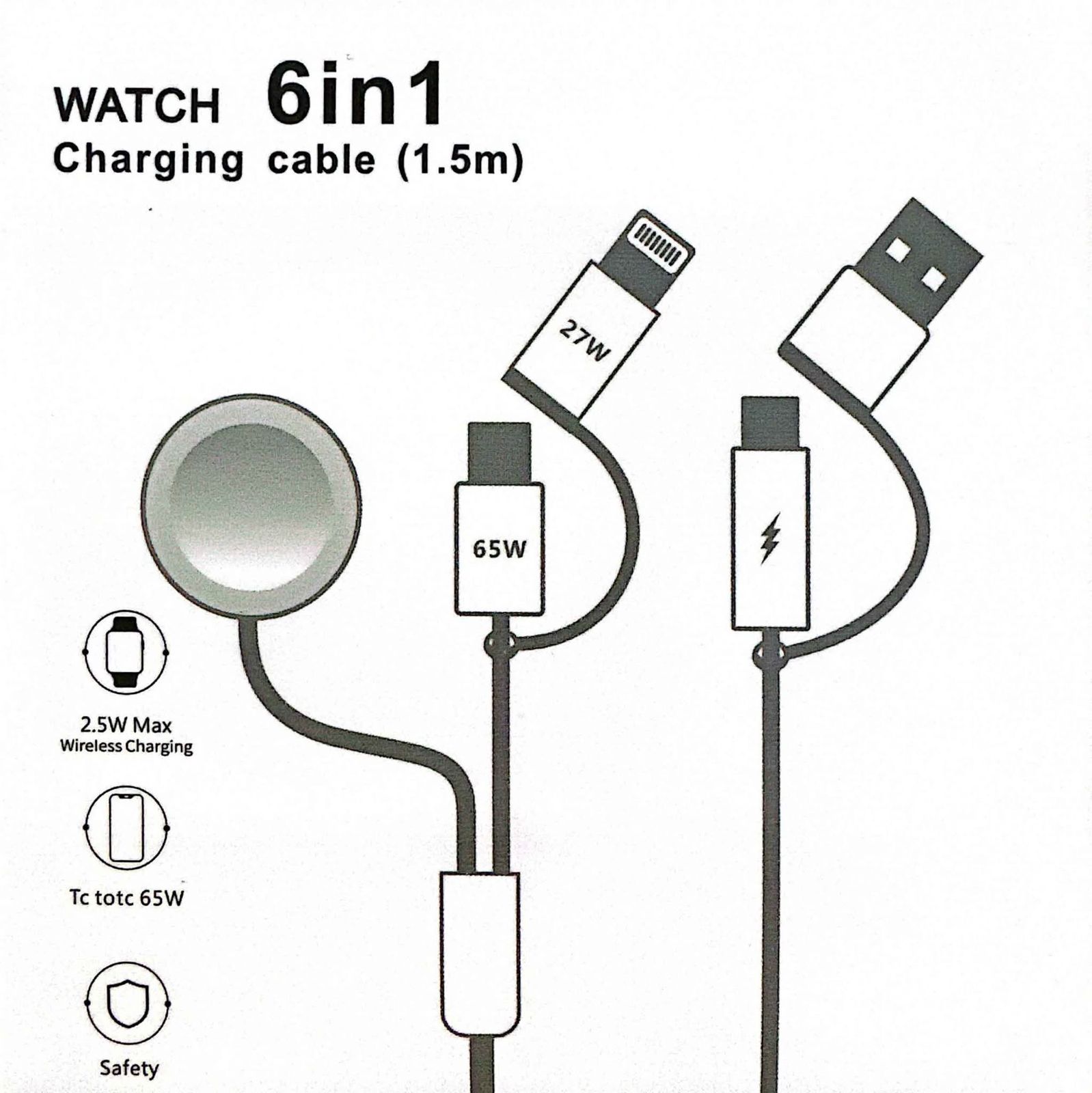 Watch 6in1 Charging Cable Set 1