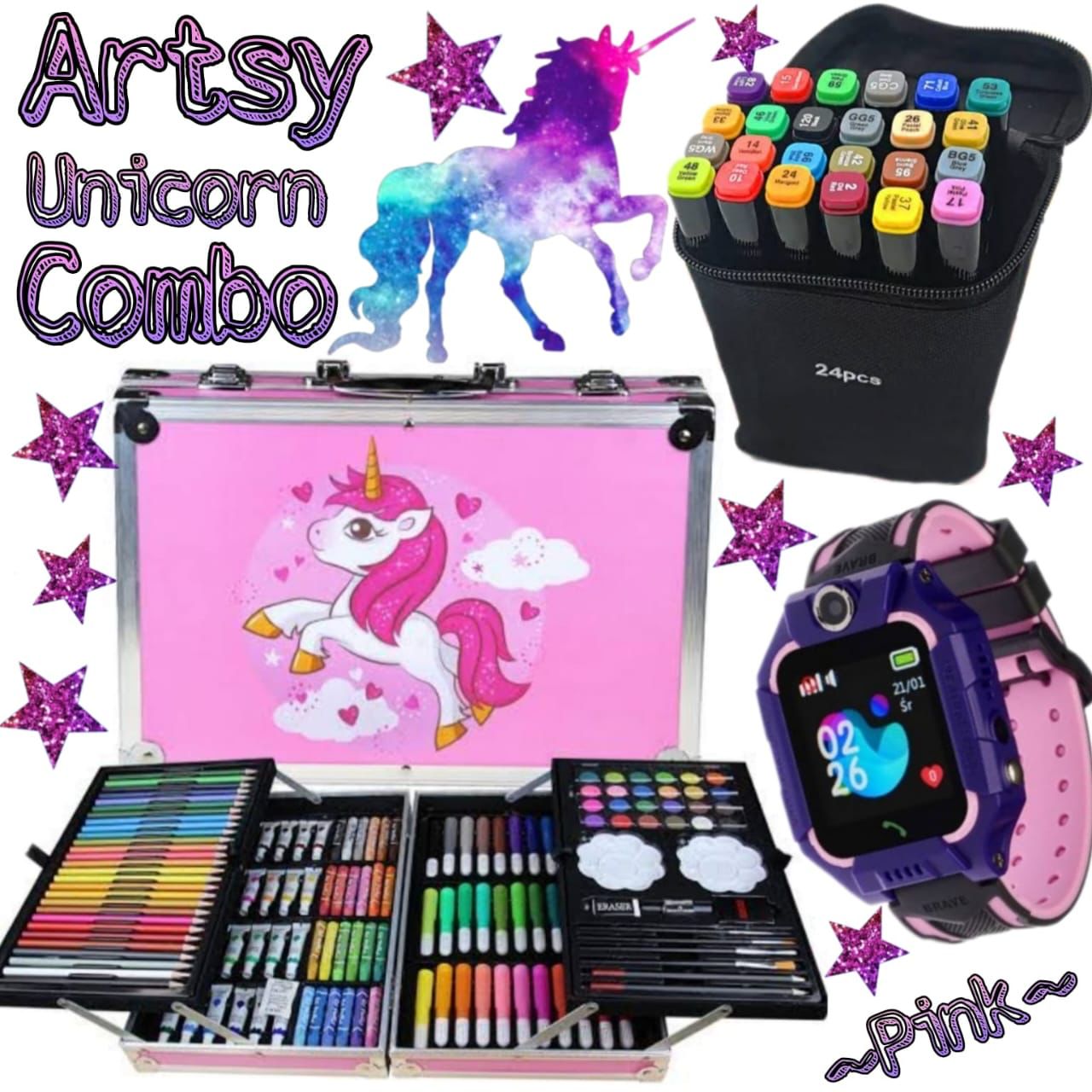 Artsy Unicorn Combo Pink