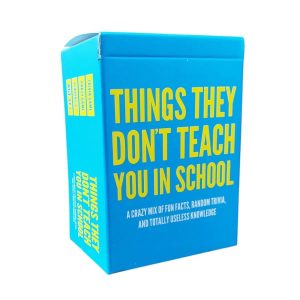 Things They Don't Teach You in School Card Game