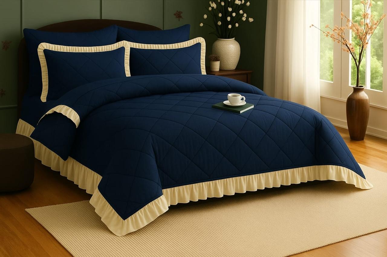 Ruffle Bedding 5-Piece Comforter 4