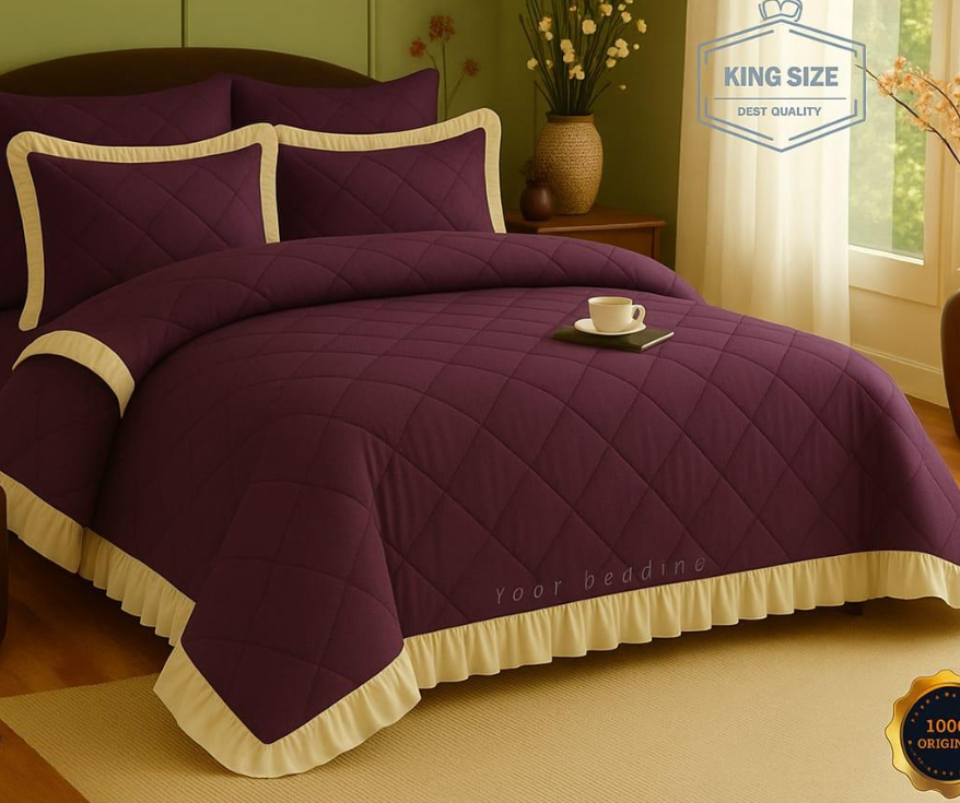 Ruffle Bedding 5-Piece Comforter 5