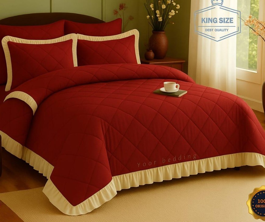 Ruffle Bedding 5-Piece Comforter 8