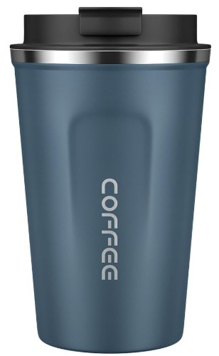 Stainless Steel Double Wall Thermal Insulated Travel Flask - Blue
