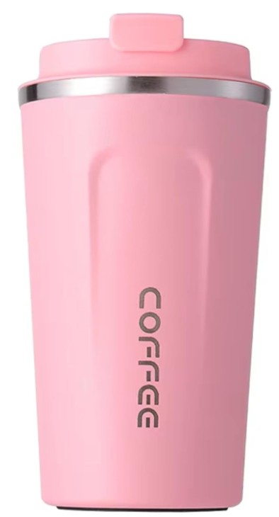 Stainless Steel Double Wall Thermal Insulated Travel Flask -Pink