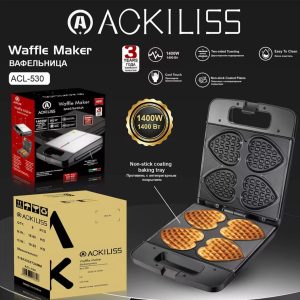 2 Sided Heart Waffle Maker