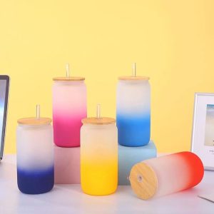 380ml Colorful Smoothie Glass Set of 4