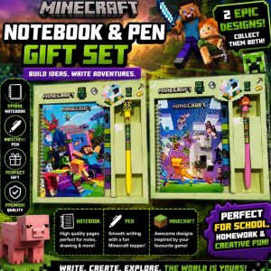 Minecraft Book and Pen Set