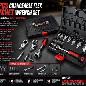 20PC Flex Wrench Set
