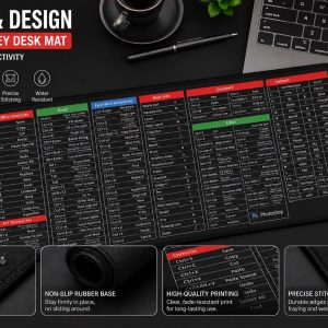 Shortcut Key Desk Mat