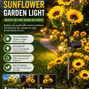 Flower Solar Garden Light