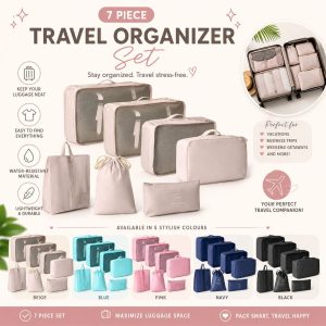 7PC Luggage Organizer