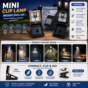 Mini Clip Lamp ( Pack Of Two )