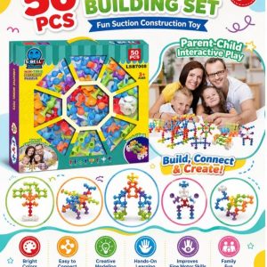 50PC Suction Cup Building Blocks