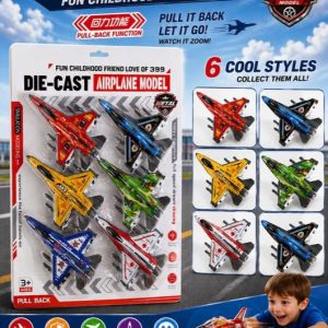 6PC Diecast Airplane Set