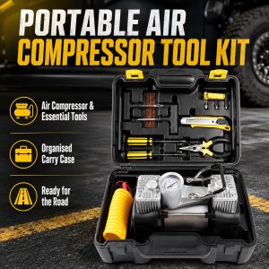 Portable Air Compressor Tool Kit