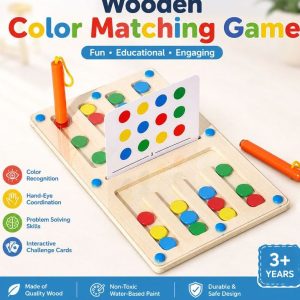 Wooden Colour Matching Game