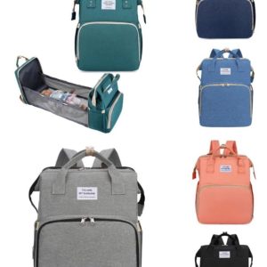 3in1 Baby Diaper Bag Backpack with foldable Bed/Grib