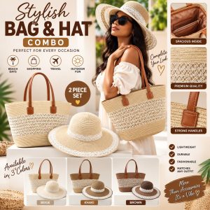 Stylish Bag & Hat Combo