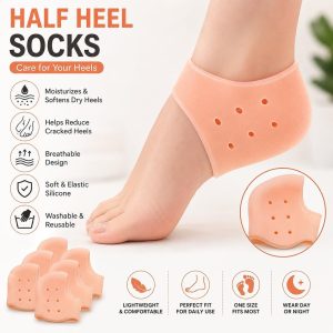 Silicon Heel Socks