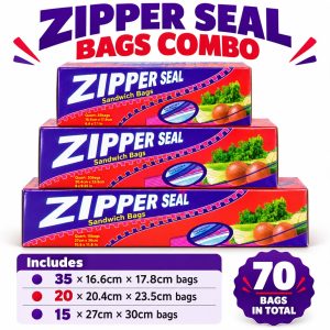 Zipper Seal Bags Combo