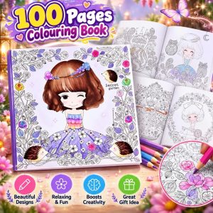 100pg Colouring book